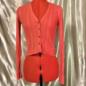 Light cable knit button up American eagle cardigan